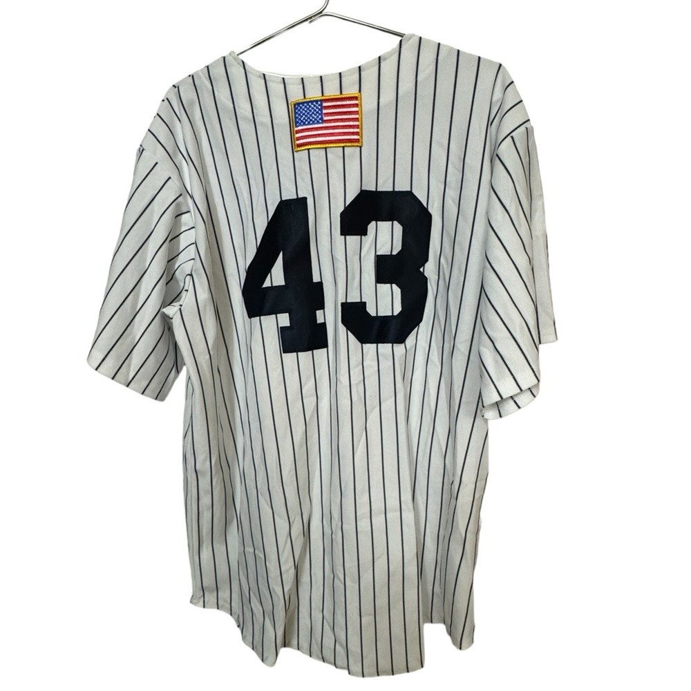 LPP Land Park Pacific Pin Stripe Men’s XXL Sacramento CA Baseball Jersey #43